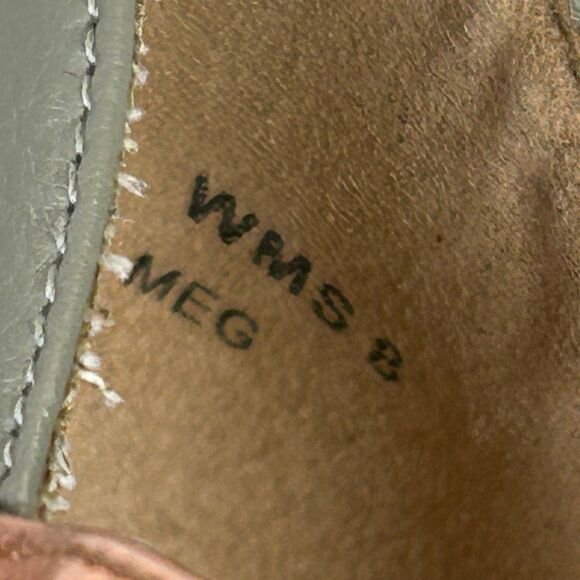 Report Meg T Strap Heels Woven Gray & Metallic Rose Gold Open Toe Block Heel 8 - Picture 7 of 11